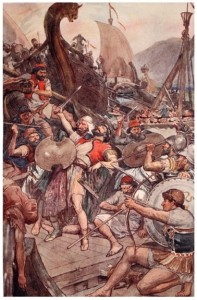 William_Rainey_-_Death_of_the_Persian_admiral_at_Salamis